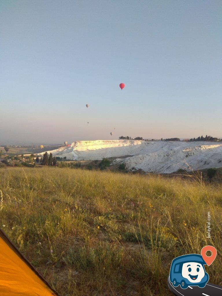 Pamukkale Traverten Manzaralı Kamp Alanı - Denizli