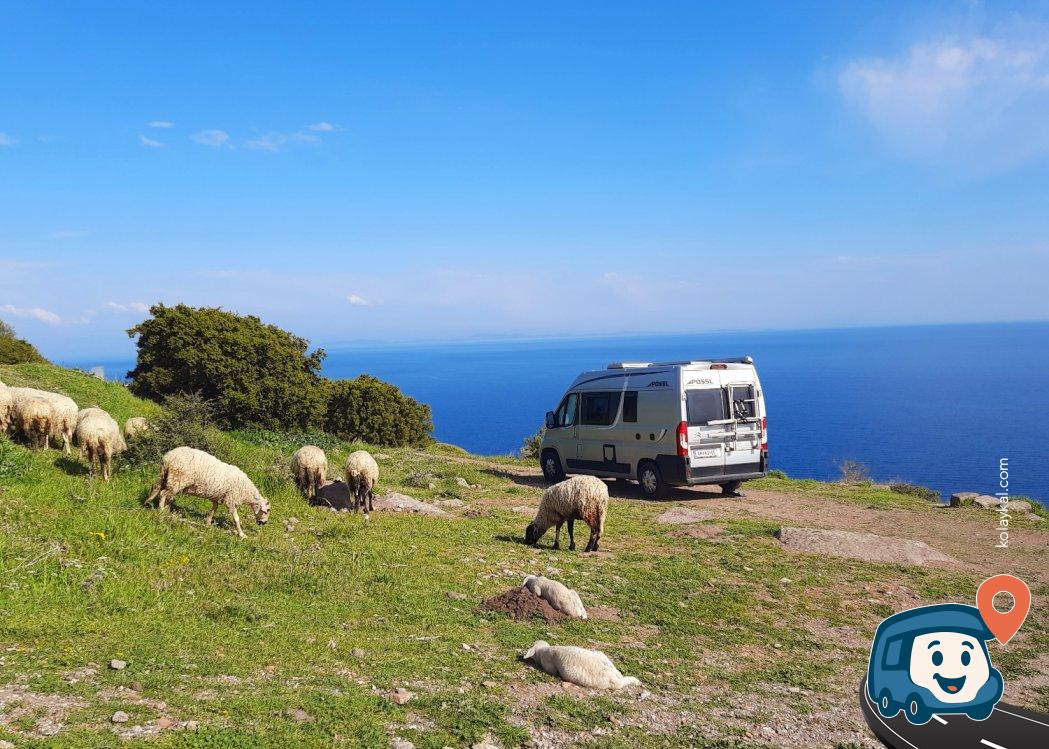 Assos Manzaralı Kamp Noktası - Ayvacık, Çanakkale