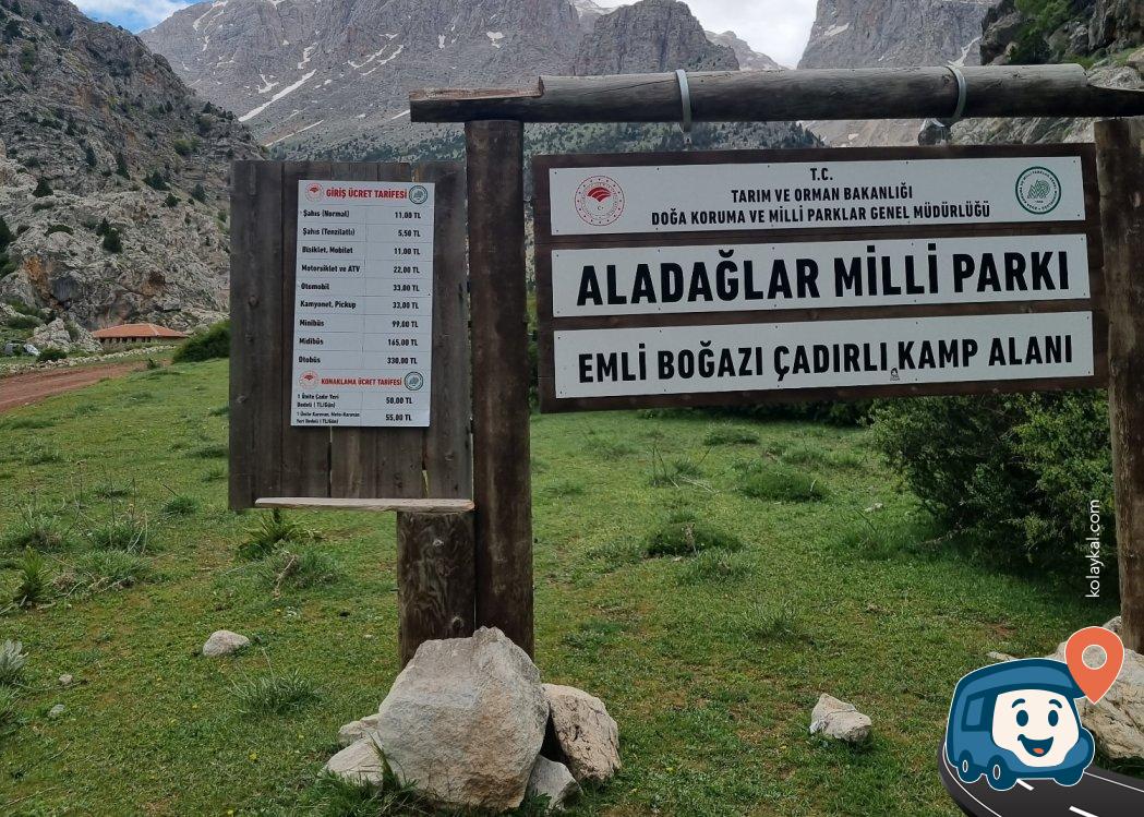 Aladağlar Milli Parkı Emli Vadisi Kamp Alanı - Çamardı, Niğde