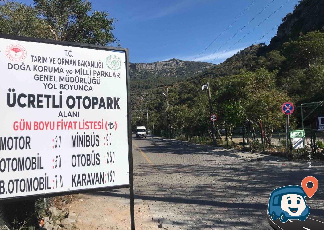 Ölüdeniz Lagünü Günlük Otopark - Fethiye, Muğla