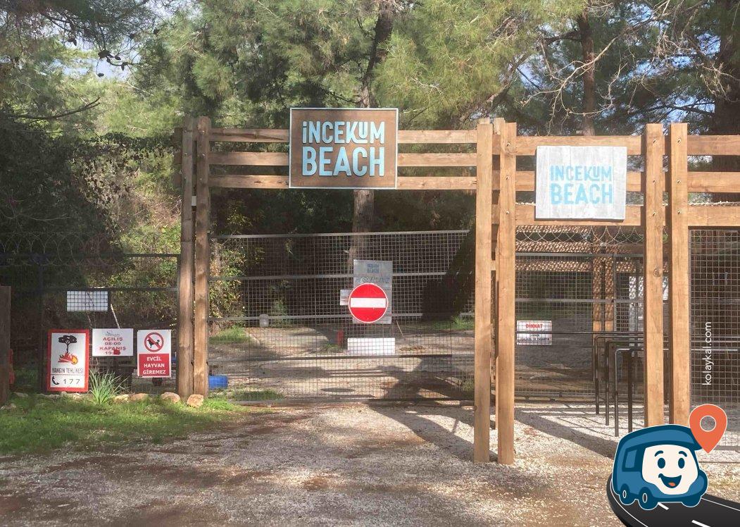 İcekum Plajı Yakınlarında Kamp Alanı - Marmaris, Muğla