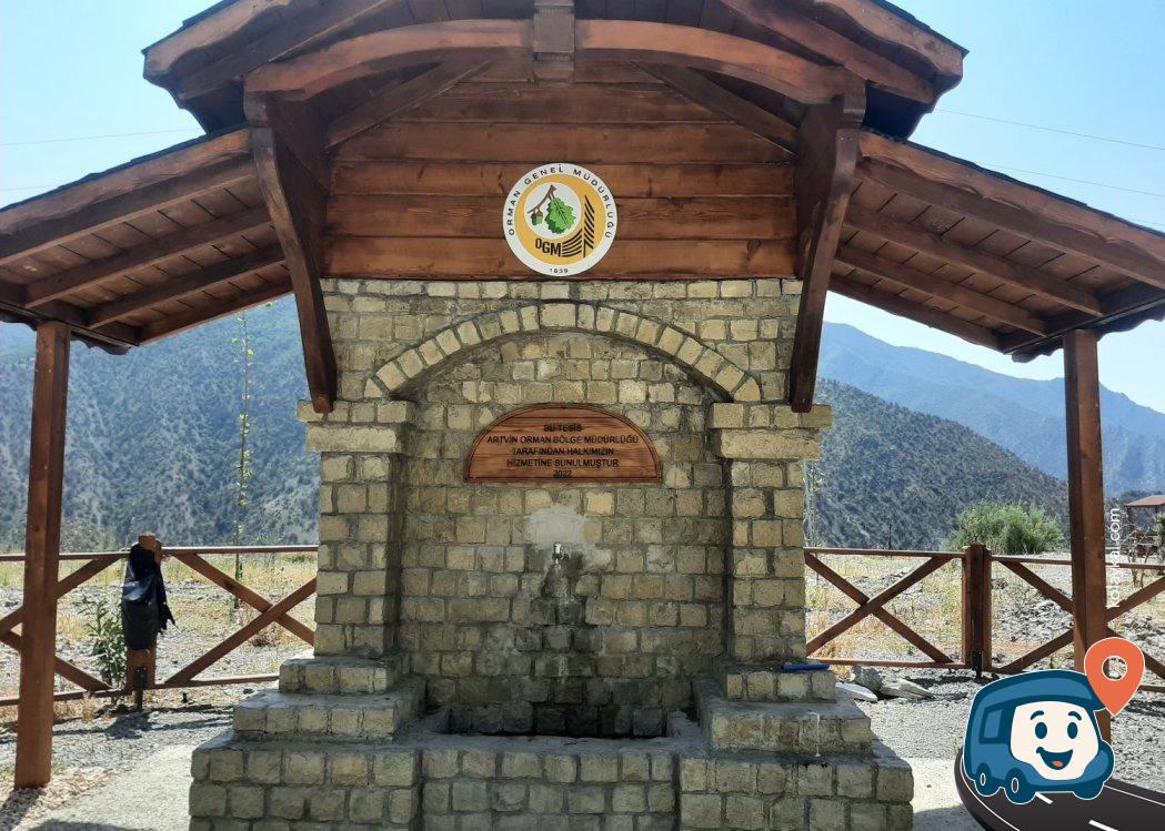 Artvin Baraj Gölü Manzaralı İçme Suyu Çeşmesi - Artvin Merkez