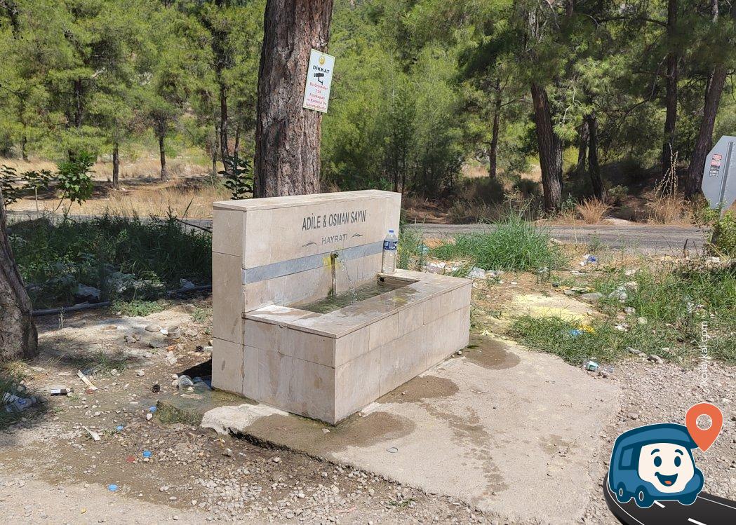 Burdur Bucak Yolu Üzeri Ücretsiz Su Kaynağı ve Mola Yeri