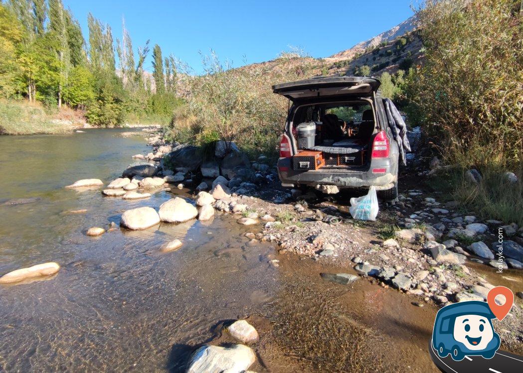 Berrak Nehir Kıyısında 4x4 Kamp Alanı - Sincik, Adıyaman