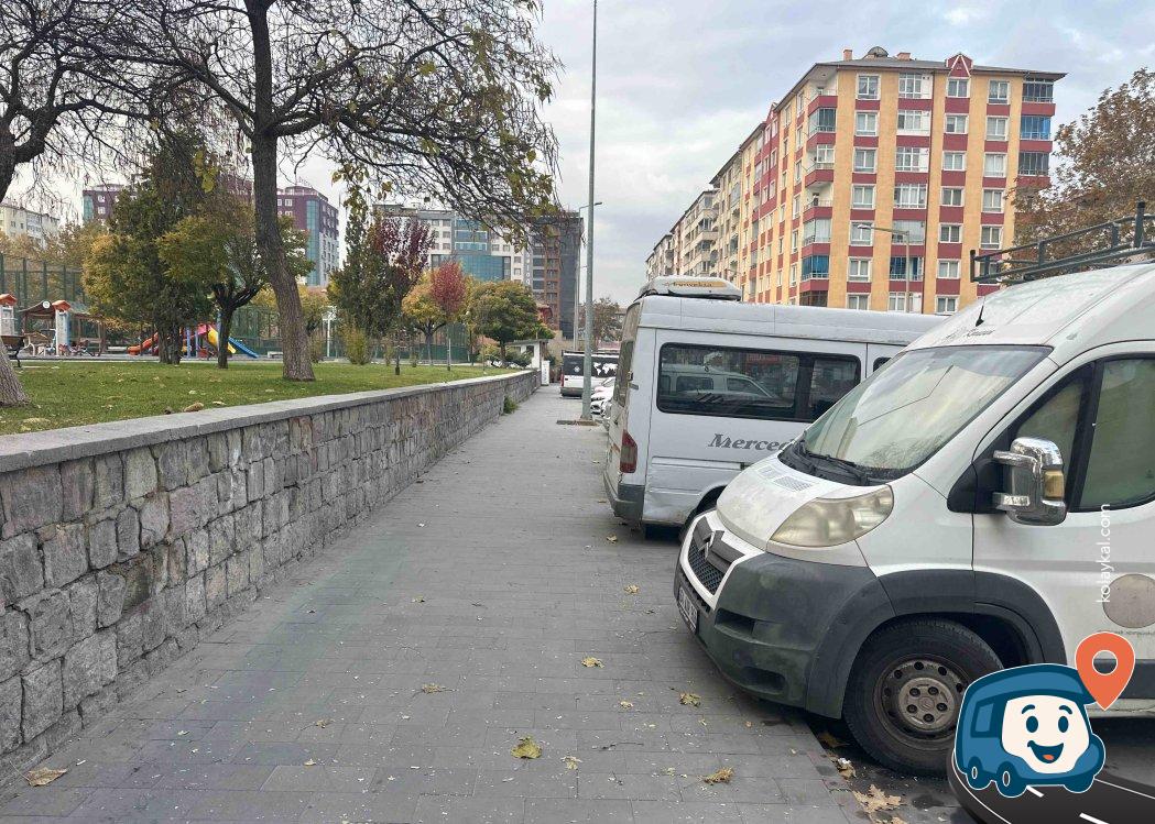 Kayseri Şehir Merkezi Ücretsiz Otopark - Kocasinan
