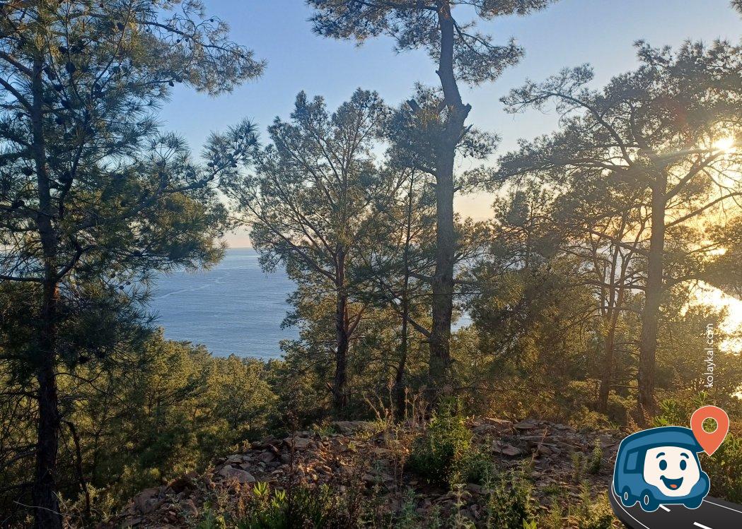 Dağ Yamacında Manzaralı Kamp ve Mola Noktası - Anamur, Mersin