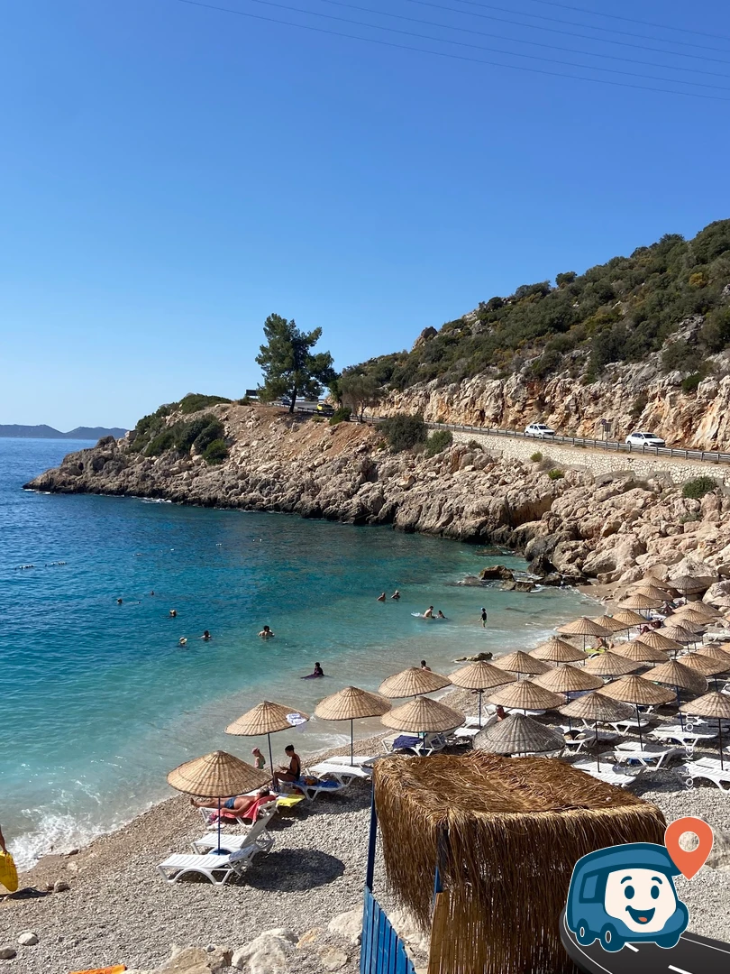 Seyrek Çakıl Plajı - Kaş, Antalya