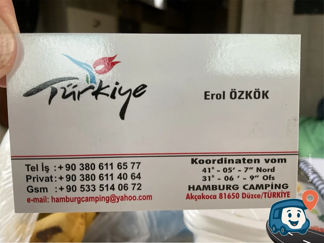 Hamburg Camping - Akçakoca, Düzce