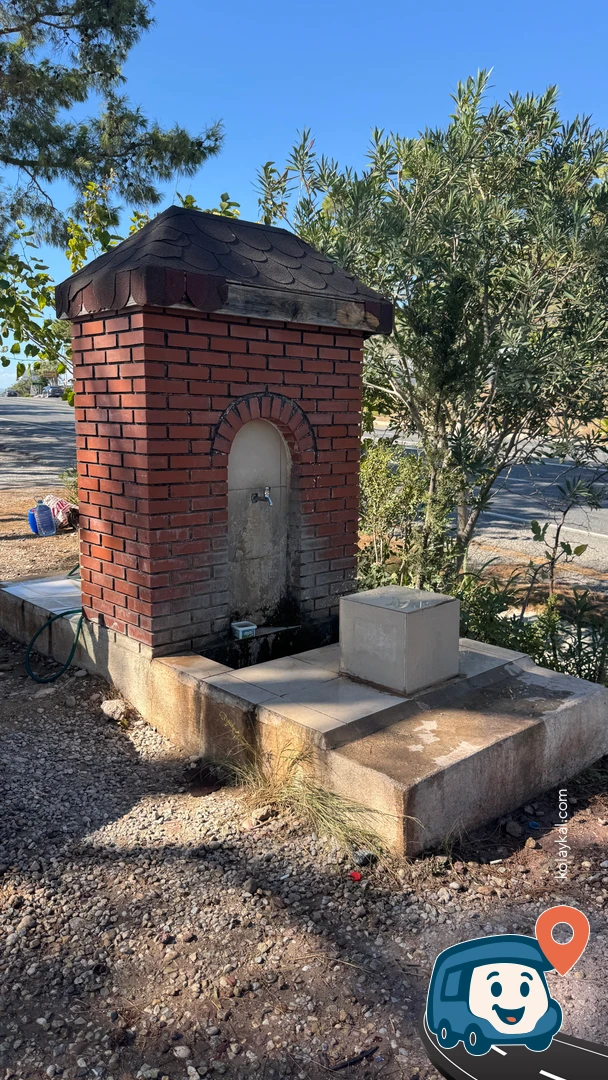 Otopark Alanındaki Çeşme - Bozyazı, Mersin