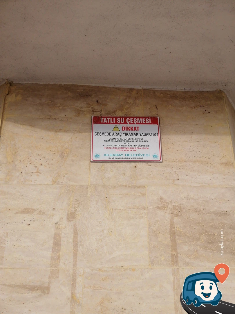 İçme Suyu Çeşmesi - Aksaray Merkez, Aksaray