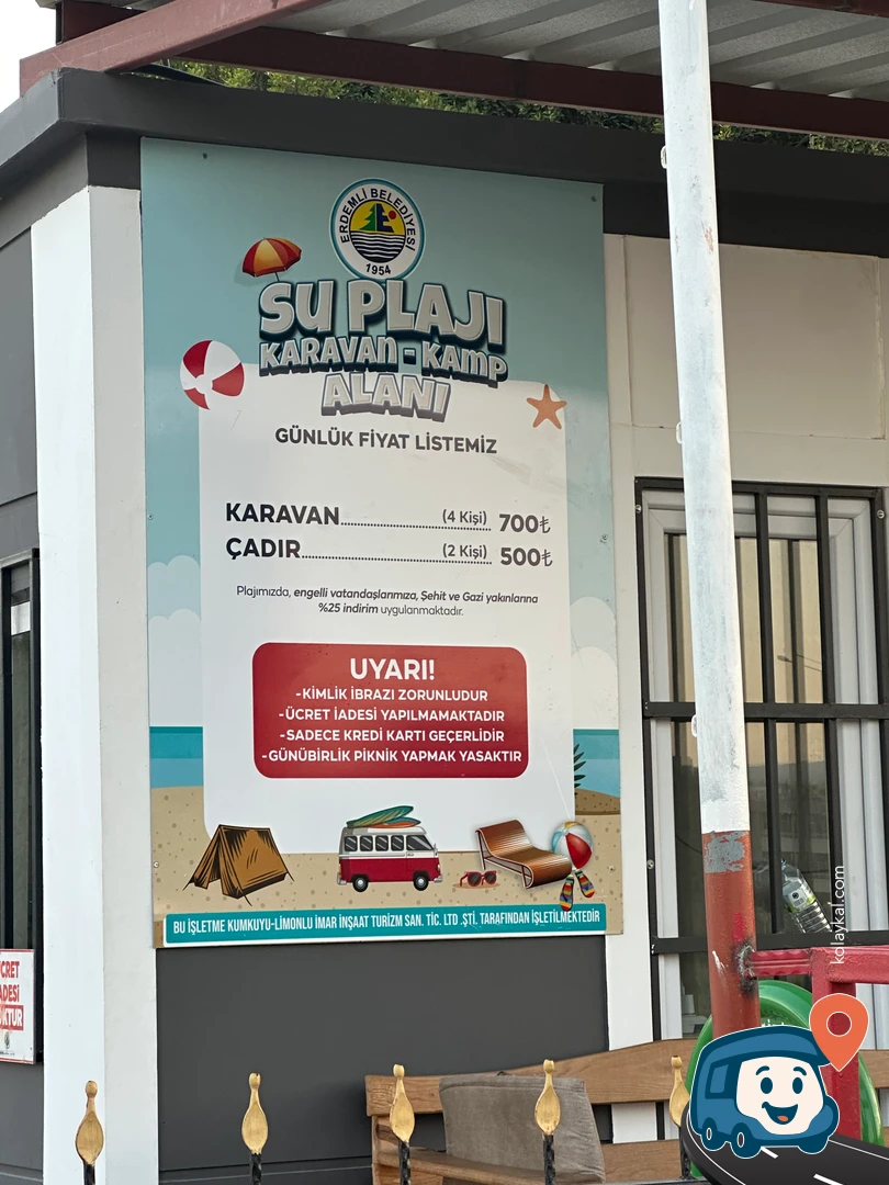 Su Plajı Karavan Kamp - Erdemli, Mersin