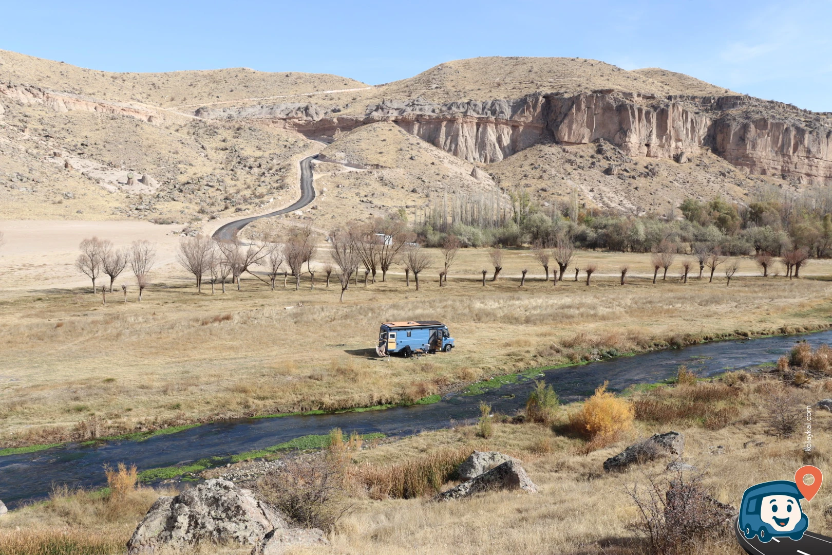 Belisırma Yakınında Nehir Kenarı Vahşi Kamp Alanı - Güzelyurt, Aksaray