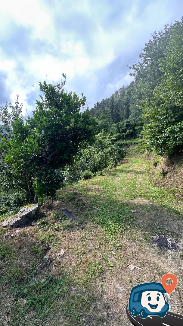 Toprak Yol Üzerinde Virajdaki Açıklık - Of, Trabzon