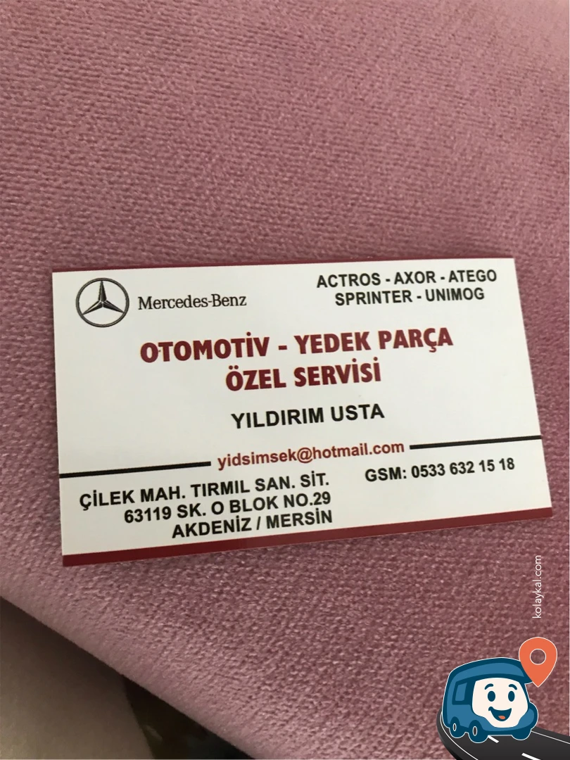 Mercedes Tamircisi Yıldırım Usta - Akdeniz, Mersin