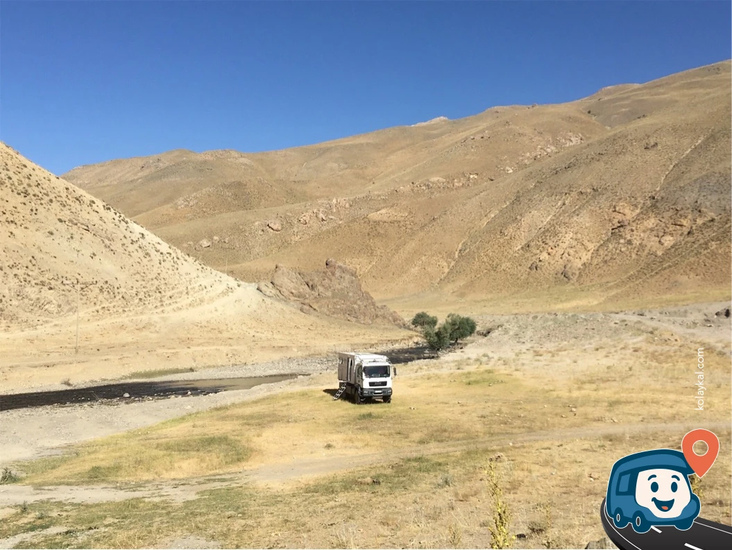 Travertenler Yolunda Kamp Noktası - Başkale, Van