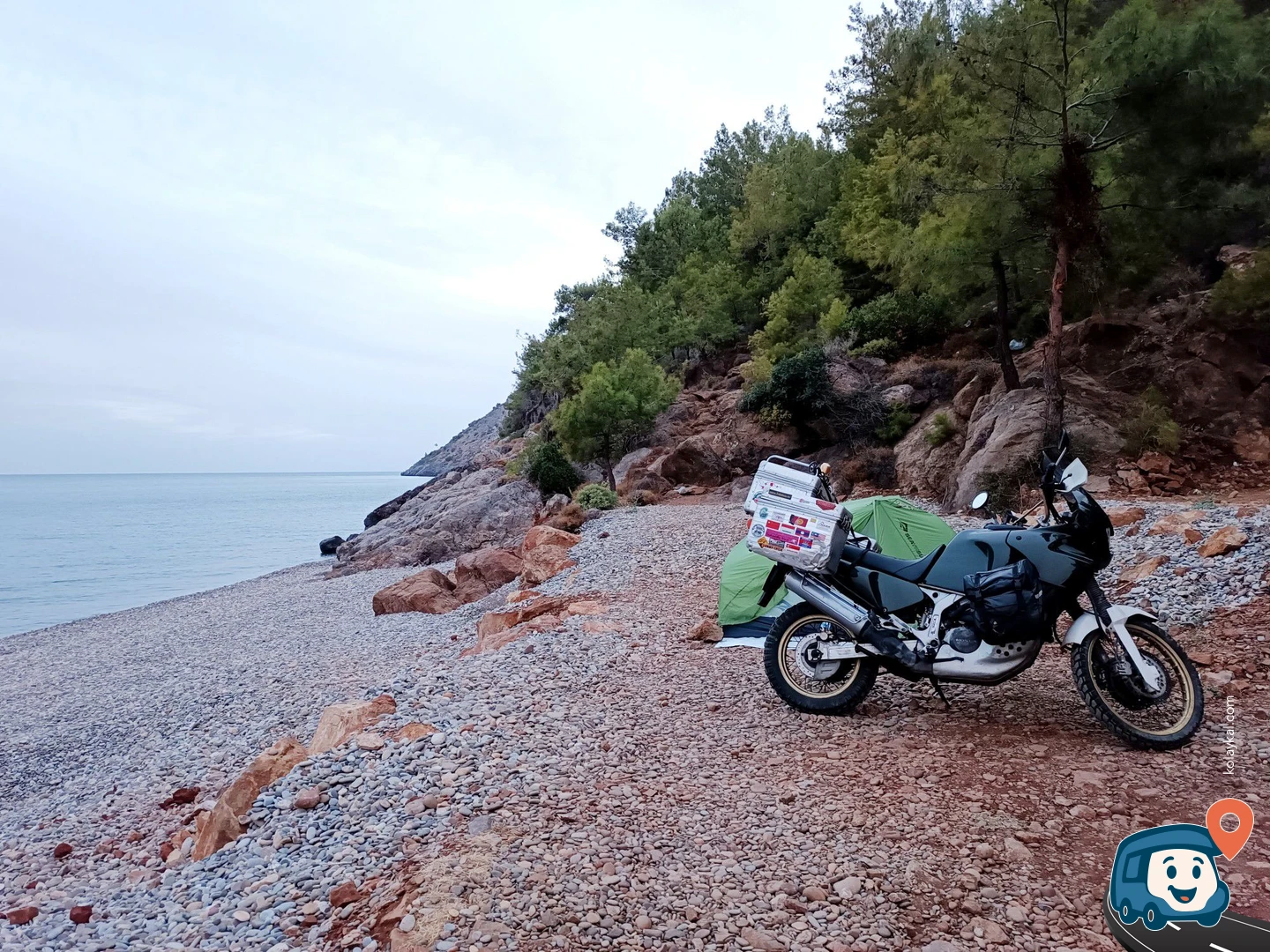 Sahilde Kamp Alanı - Bozyazı, Mersin